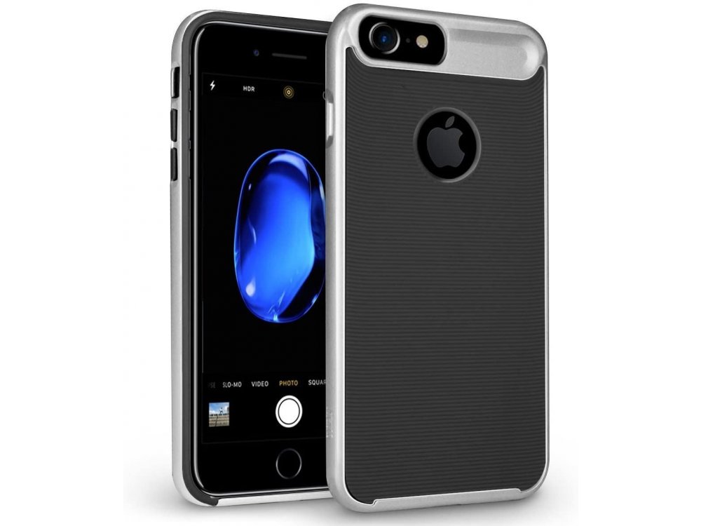 Orzly iPhone SE 2020 / 8 / 7 AirFrame Case, Ασημί