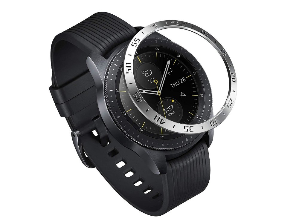Ringke Galaxy Watch 42mm / Gear Sport Bezel Ring Silver, Ανοξείδωτο Ατσάλι - GW-42-01