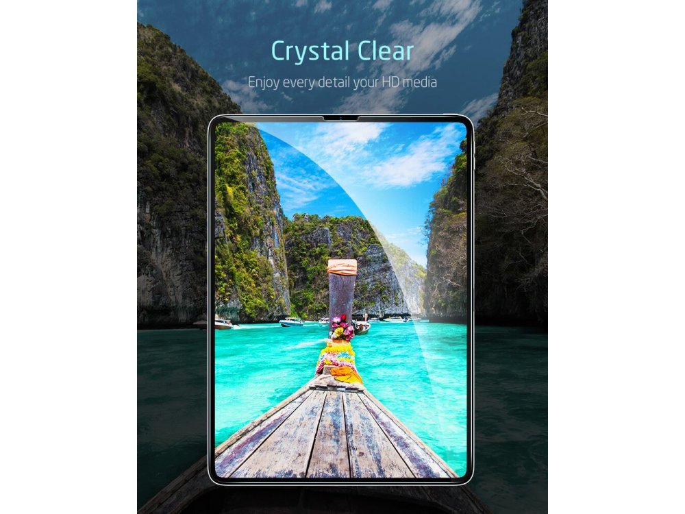 ESR iPad Pro 2021 / 2020 / 2018 12.9" Tempered Glass με Installation frame