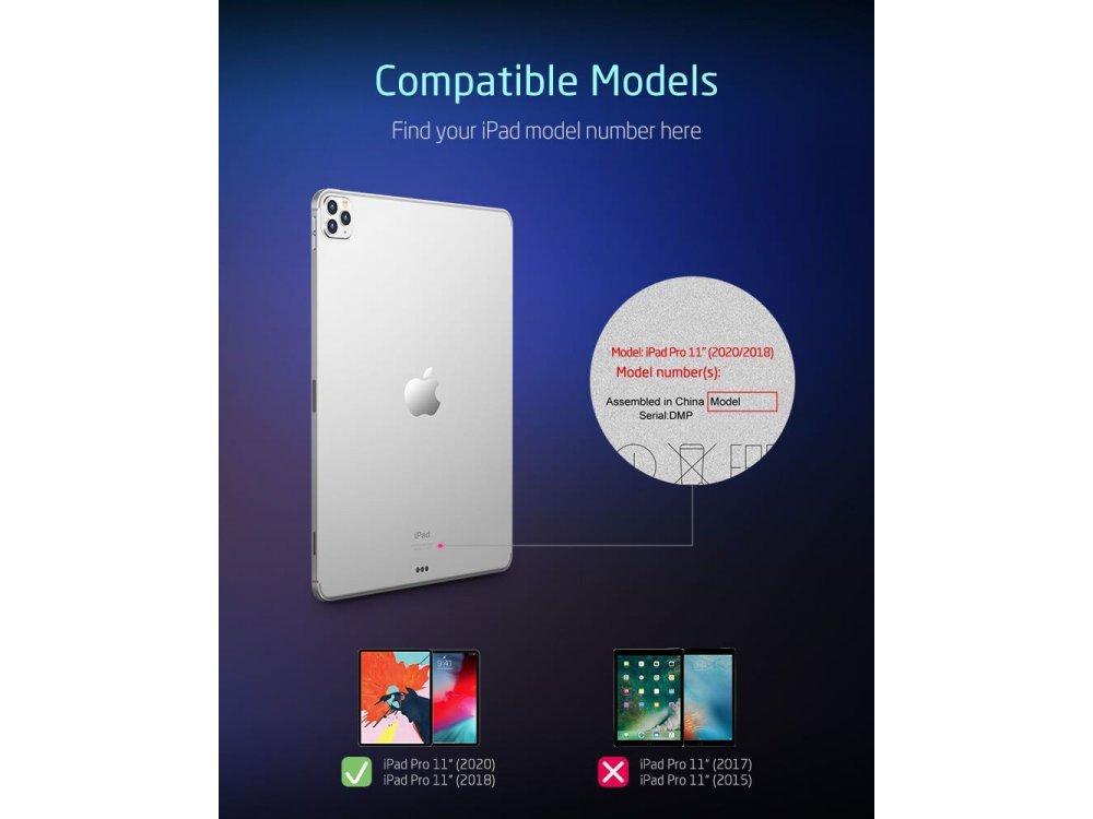 ESR iPad Pro 2020 / 2018 11" Tempered Glass with Installation frame