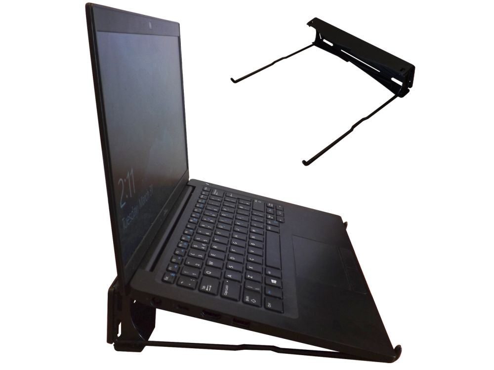 Orzly Universal Laptop Stand, for Laptops 13-18", Black
