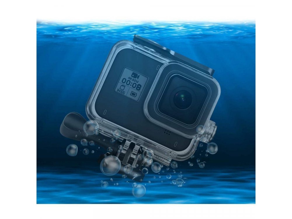 Tech-Protect GoPro Hero 8 Waterproof Case/Θήκη Αδιάβροχη για Action Camera GoPro, Διάφανη