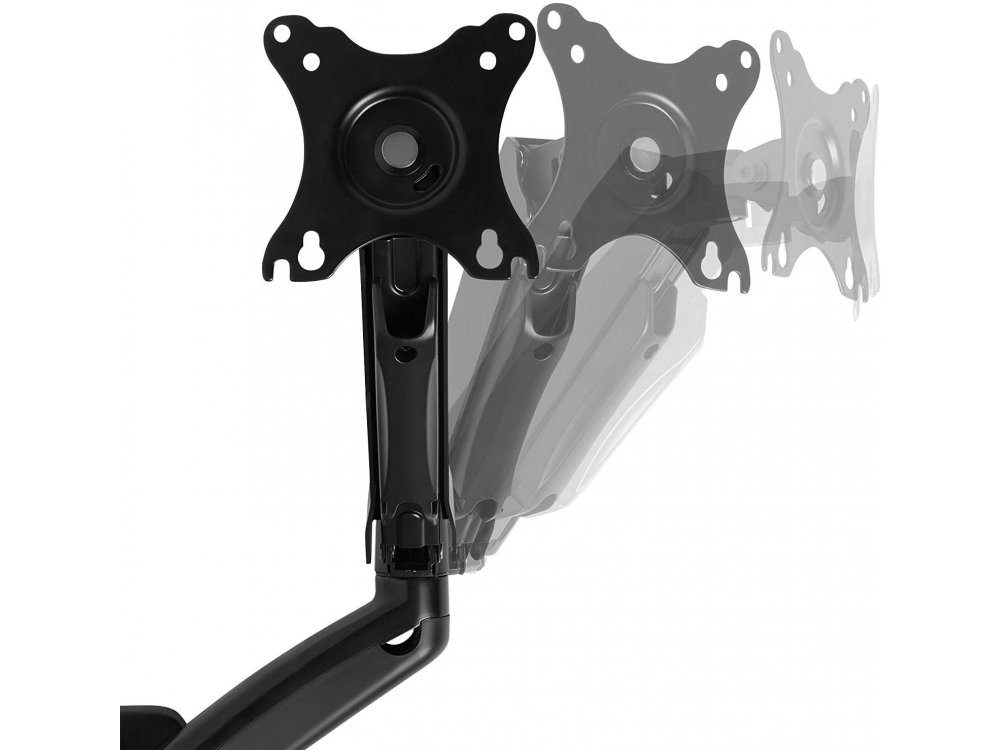 VonHaus Dual Arm Wall Mount, Βάση Τοίχου για 2 Οθόνες 17”-27”, με Gas Spring Arm, Αντοχή έως 13kg - 3000166