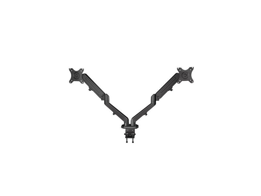 Nordic Dual Arm Desk Mount with Clamp, Βάση για 2 Οθόνες 17”-27”, έως 10kg - AG6-42