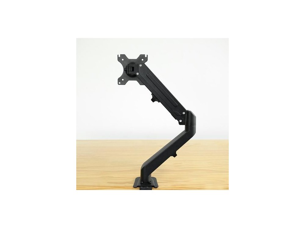 Nordic Single Arm Desk Mount with Clamp, for monitors 17”-27”, up to 5kg - AG6-21