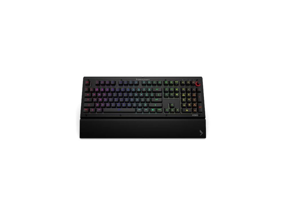 Das Keyboard X50Q Ενσύρματο Μηχανικό RGB Πληκτρολόγιο, Gamma Zulu Switches by Omron (Japan), Mechanical Keyboard UK Layout