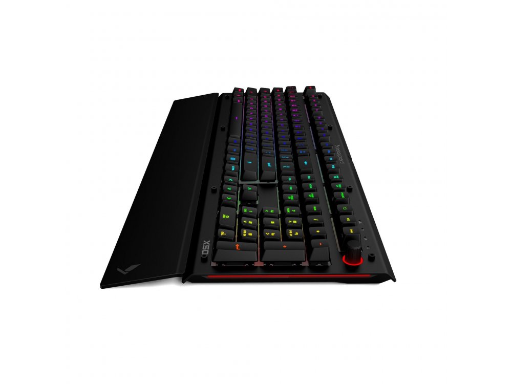 Das Keyboard X50Q Ενσύρματο Μηχανικό RGB Πληκτρολόγιο, Gamma Zulu Switches by Omron (Japan), Mechanical Keyboard UK Layout