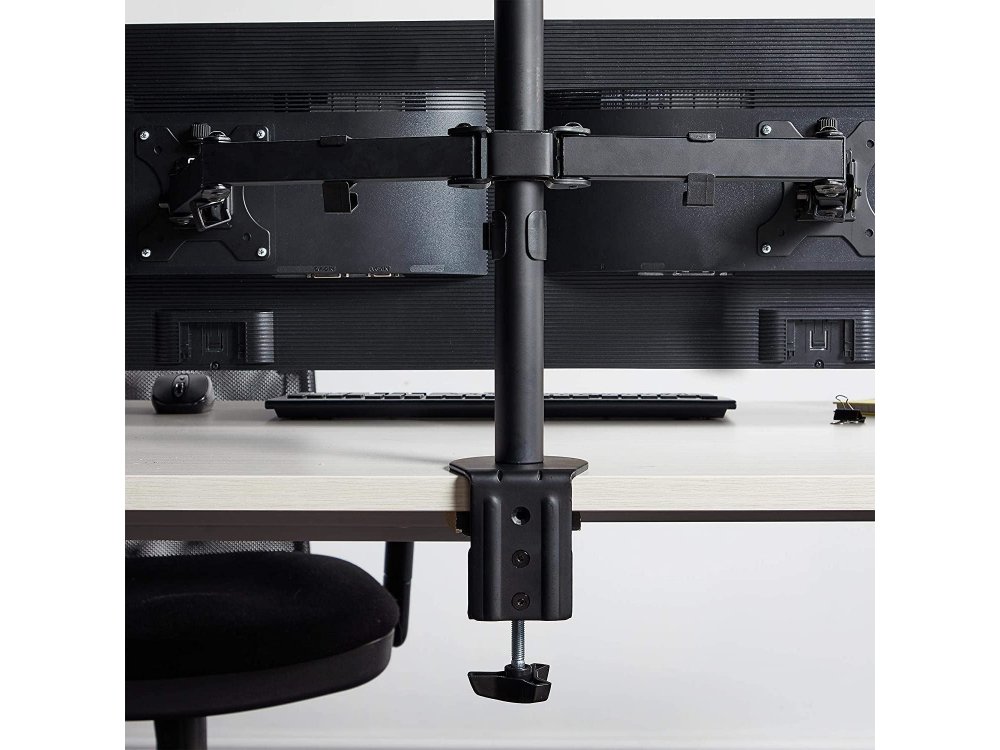 VonHaus Quad Arm Desk Mount with Clamp,  13”-32”, up to 32kg - 3000113