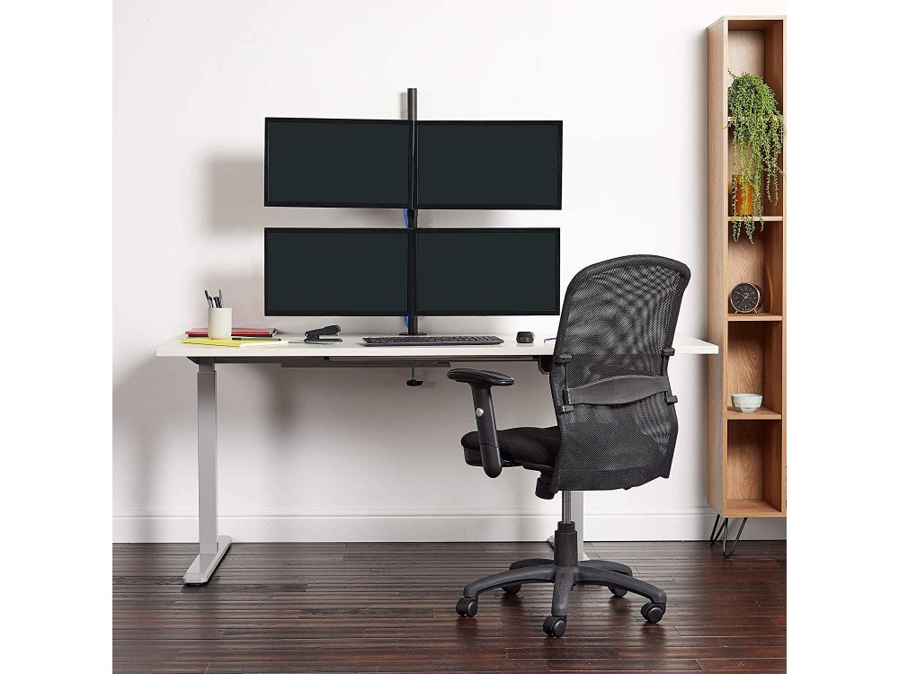 VonHaus Quad Arm Desk Mount with Clamp, Βάση για 4 Οθόνες 13”-32”, έως 32kg - 3000113