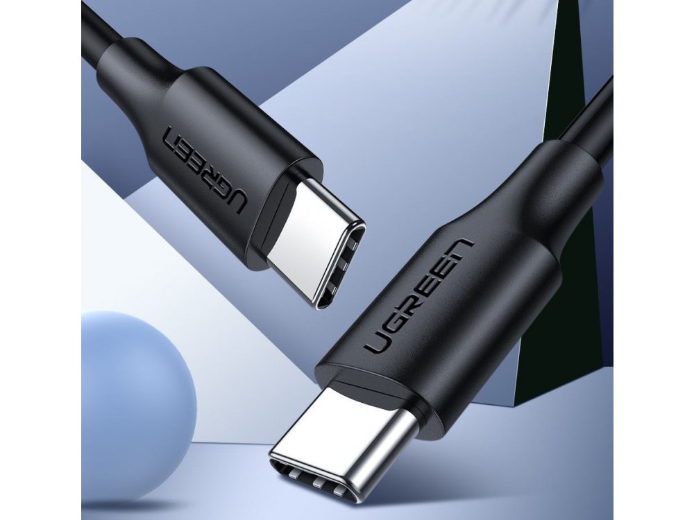 Ugreen Καλώδιο USB-C σε USB-C 0,5μ., Μαύρο - 50996