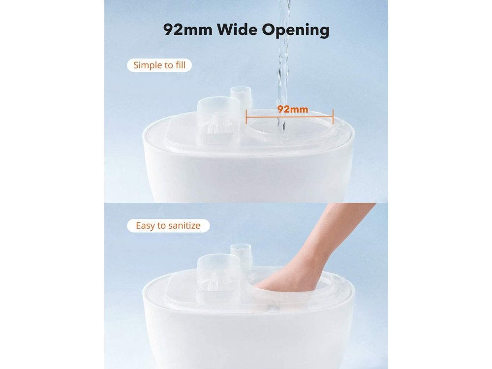TaoTronics TT-AH038 Whale 3n1 Υγραντήρας Δωματίου, Humidifier & Φωτάκι Νυχτός