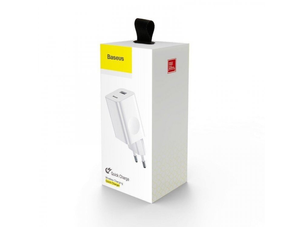 Baseus Charging Quick Charge 3.0, Φορτιστής Πρίζας 24W, Λευκός - CCALL-BX02