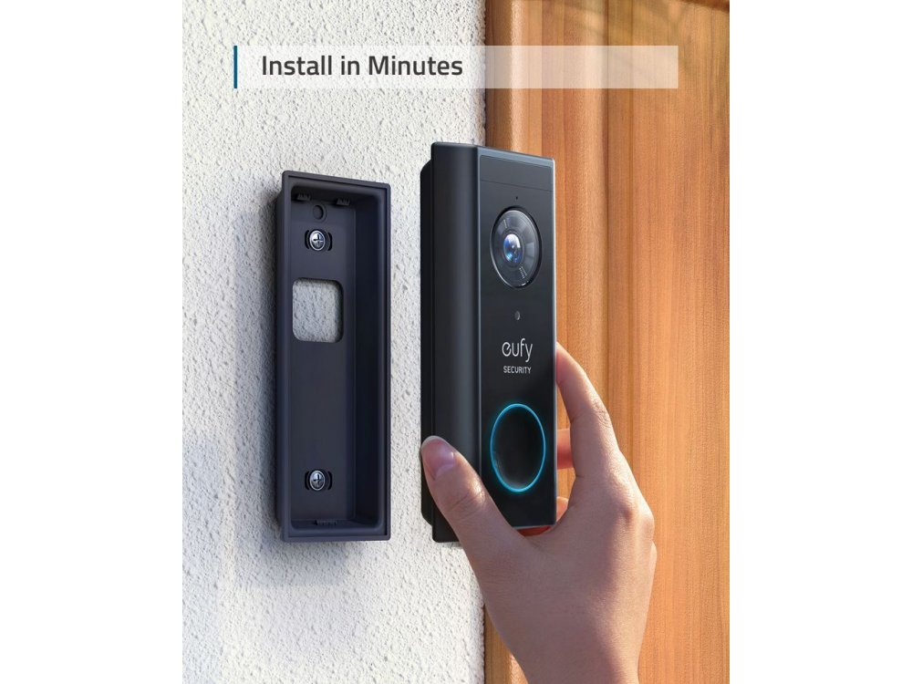 Anker Eufy Doorbell 2K Add-on Θυροτηλεόραση για χρήση με EufyCam Κέντρο (HomeBase 2) - T82101W1