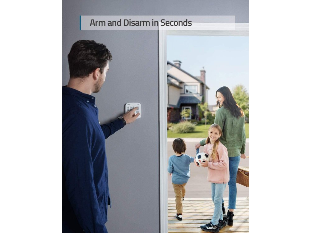 Anker Eufy 5-Piece Home Alarm Kit, Σύστημα Ασύρματου Συναγερμού με APP - T8990321