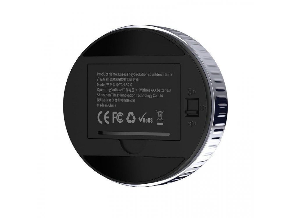 Baseus Heyo Rotation Ψηφιακό Χρονόμετρο Κουζίνας, Με LED Οθόνη, Περιστρεφόμενο - ACDJS-01