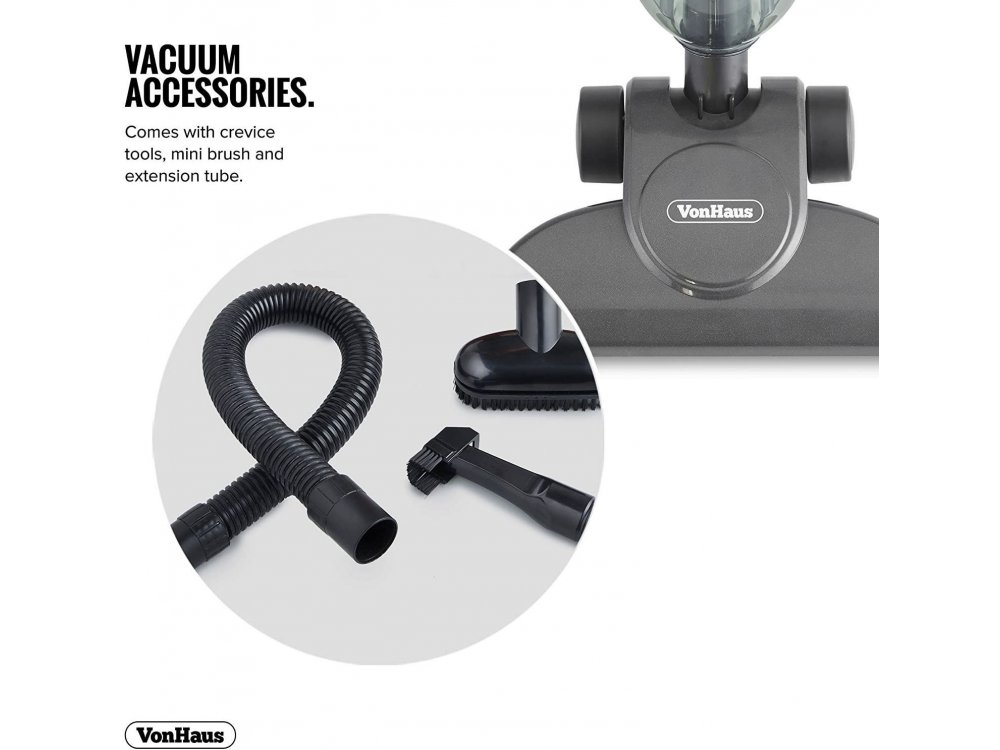 VonHaus Ηλεκτρική σκούπα χειρός / Stick 2-in-1, 800W, 13000Pa, Ρεύματος - 3007796