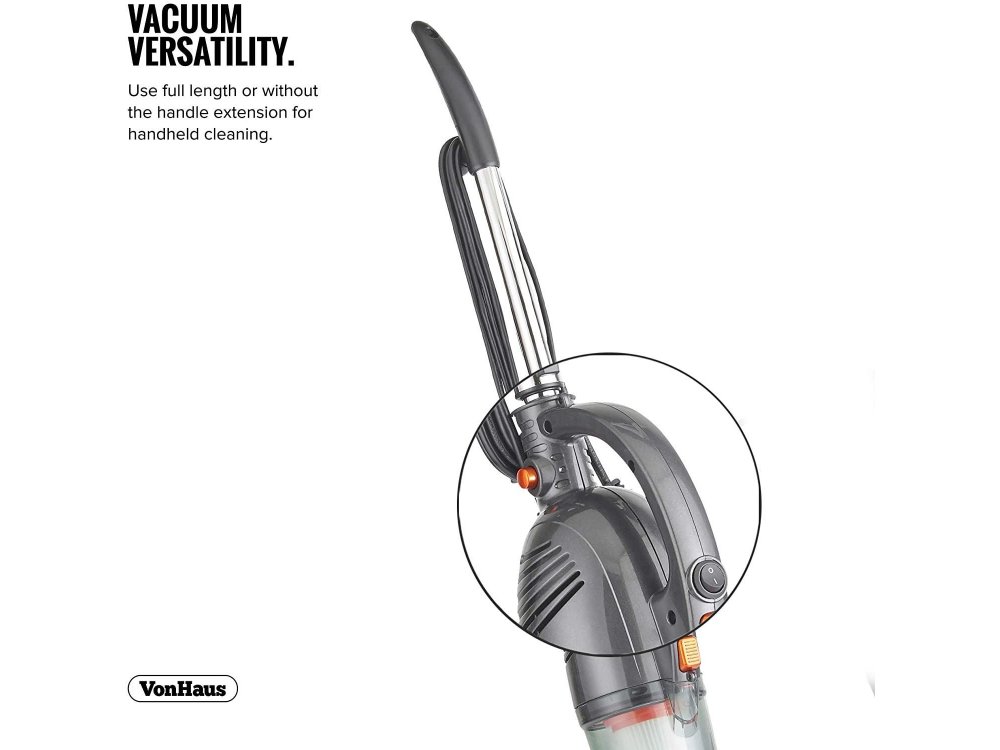 VonHaus Ηλεκτρική σκούπα χειρός / Stick 2-in-1, 800W, 13000Pa, Ρεύματος - 3007796