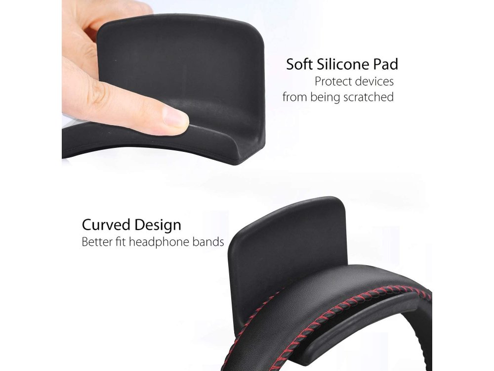 Avantree Neetto Headphone Hanger Holder, Βάση Τοίχου για Headset / Ακουστικά, Κρεμαστή, Μαύρη - HS907