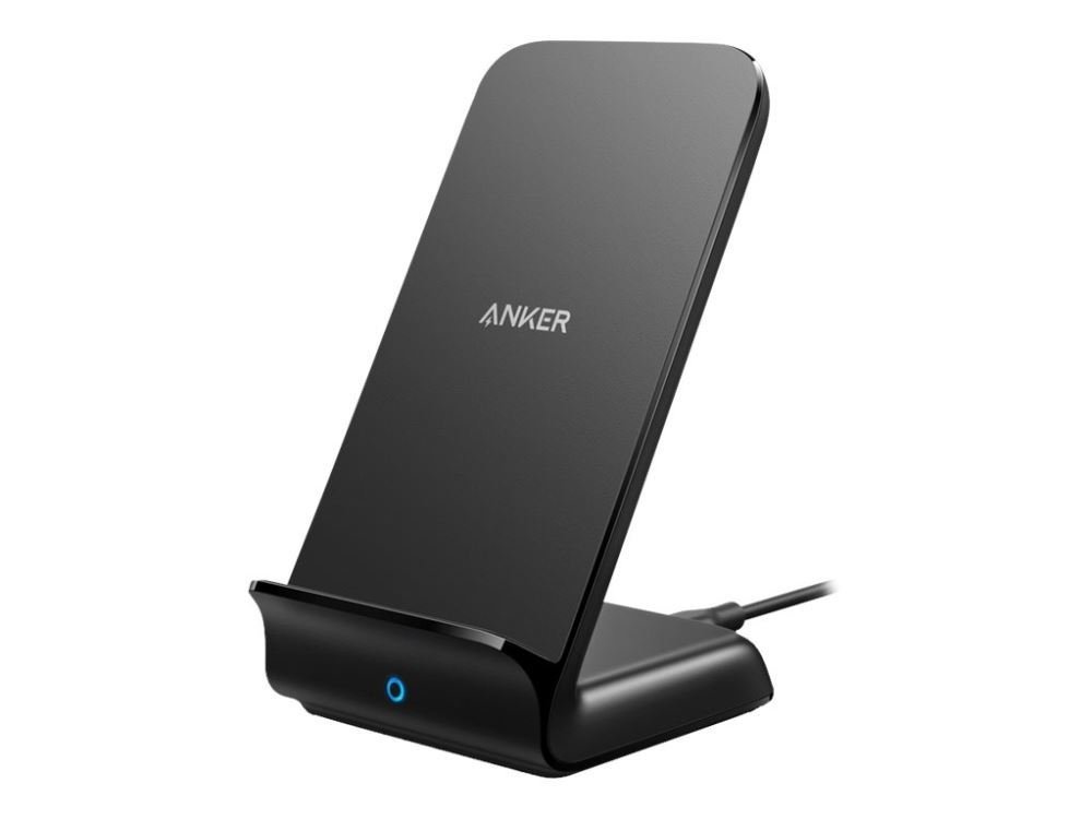 Anker PowerWave+ Qi 7.5W/10W Ασύρματος φορτιστής/Σταντ, A2526HF1