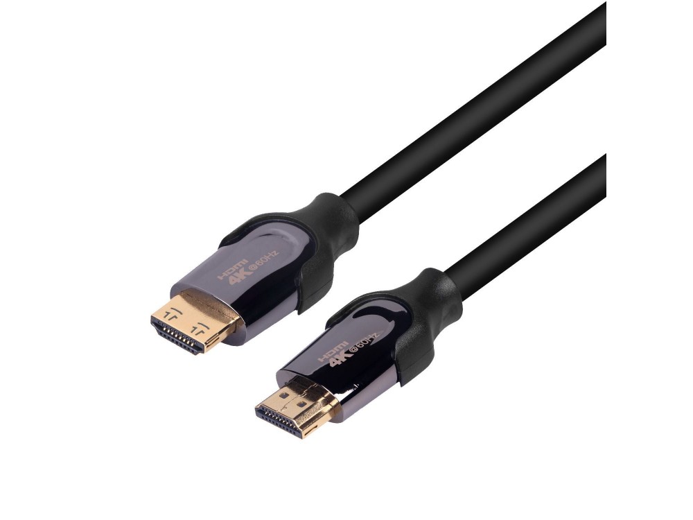 Nordic HDMI v2.0 Καλώδιο Επιχρυσωμένο 4Κ@60Hz Active Fiber 15μ. - HDMI-F015