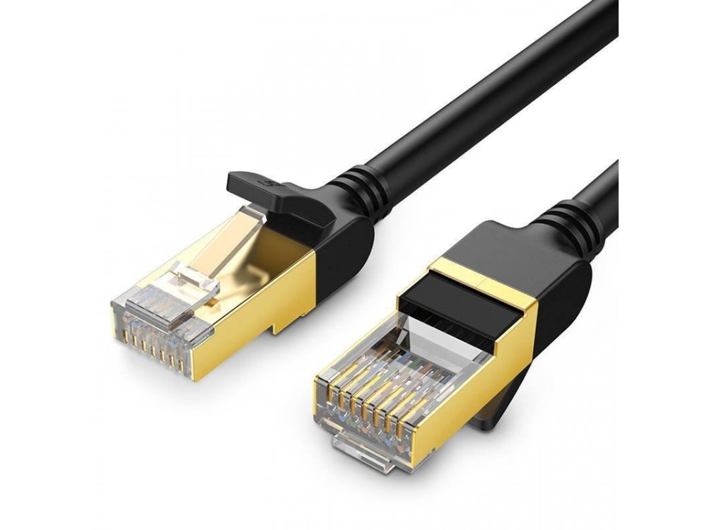 Ugreen F/FTP Cat.7 Καλώδιο Ethernet 15μ., Μαύρο - 11274