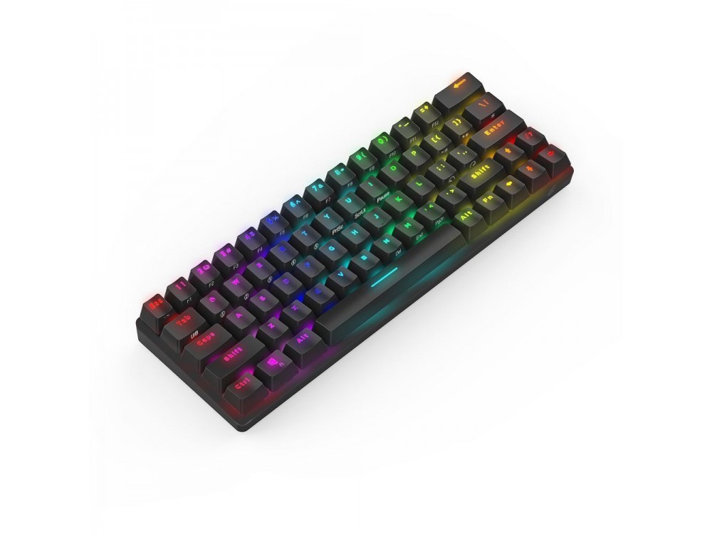 BlitzWolf BW-KB1 Wireless Mechanical RGB Keyboard, BT 5.0, Programmable with Gateron Red Switches