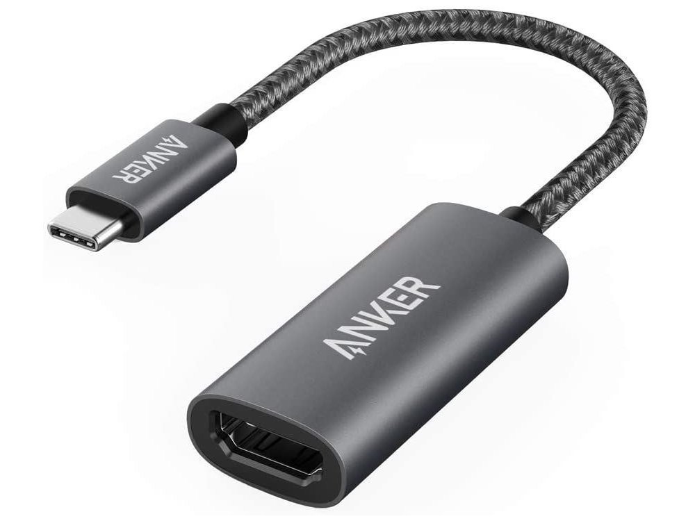 Anker PowerExpand+ USB-C to HDMI 4K@60Hz Adapter, με Νάυλον Ύφανση - A83120A1, Space Gray