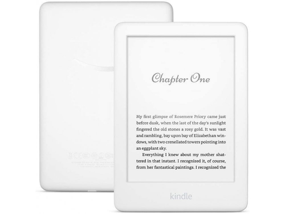 Amazon Kindle 10th Generation (Kindle 2019-2020), High-Resolution Display (167 ppi), Built-in Light, Λευκό (No ADs Edition)