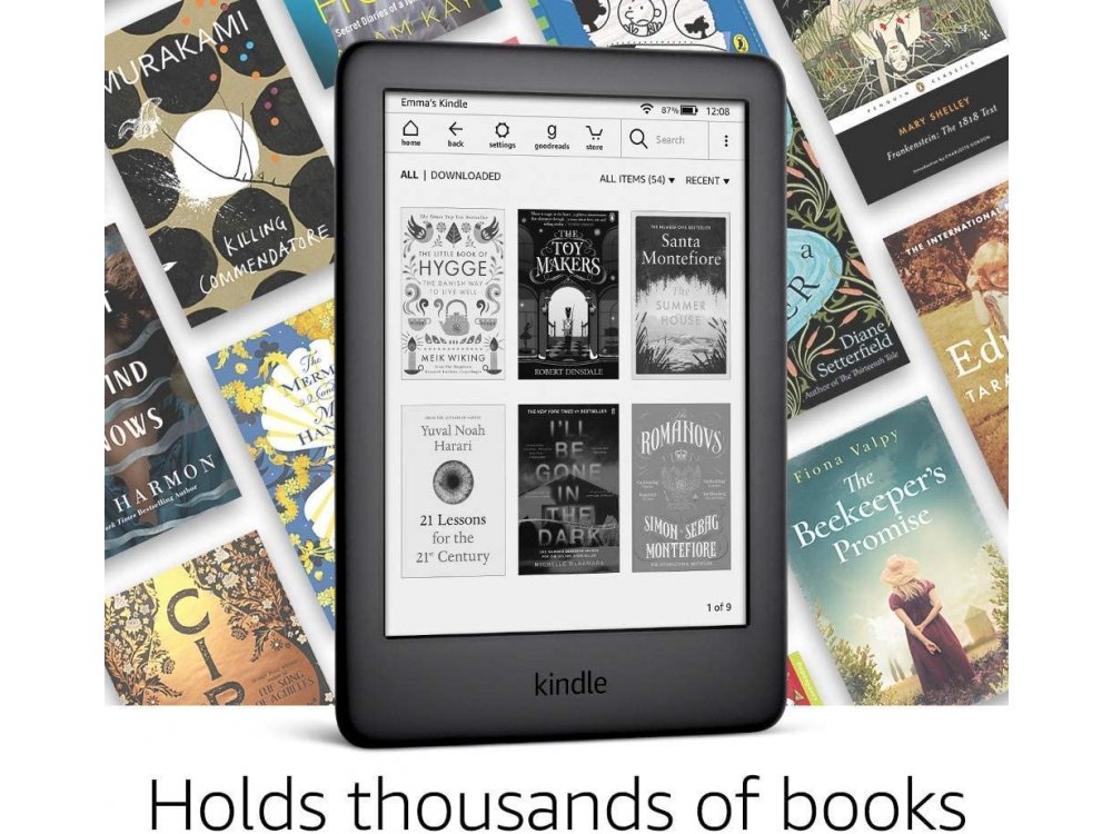 Amazon Kindle 10th Generation (Kindle 2019-2020), High-Resolution Display (167 ppi), Built-in Light, Λευκό (Χωρίς διαφημίσεις)