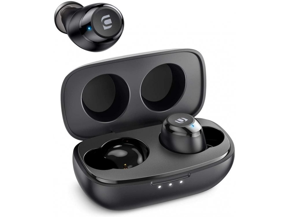 Ugreen HiTune Bluetooth headphones with CVC 8.0 Noise-cancelling Microphone, aptX, IPX5, 27H Battery, Black - 80606