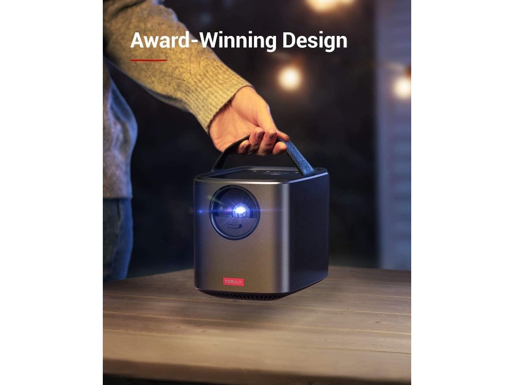 Anker Nebula Mars II Pro Wi-Fi 720p DLP Portable Projector, Android 7.1, 500 ANSI Lumens,Dual 10W Speakers,Auto Focus - D2323311