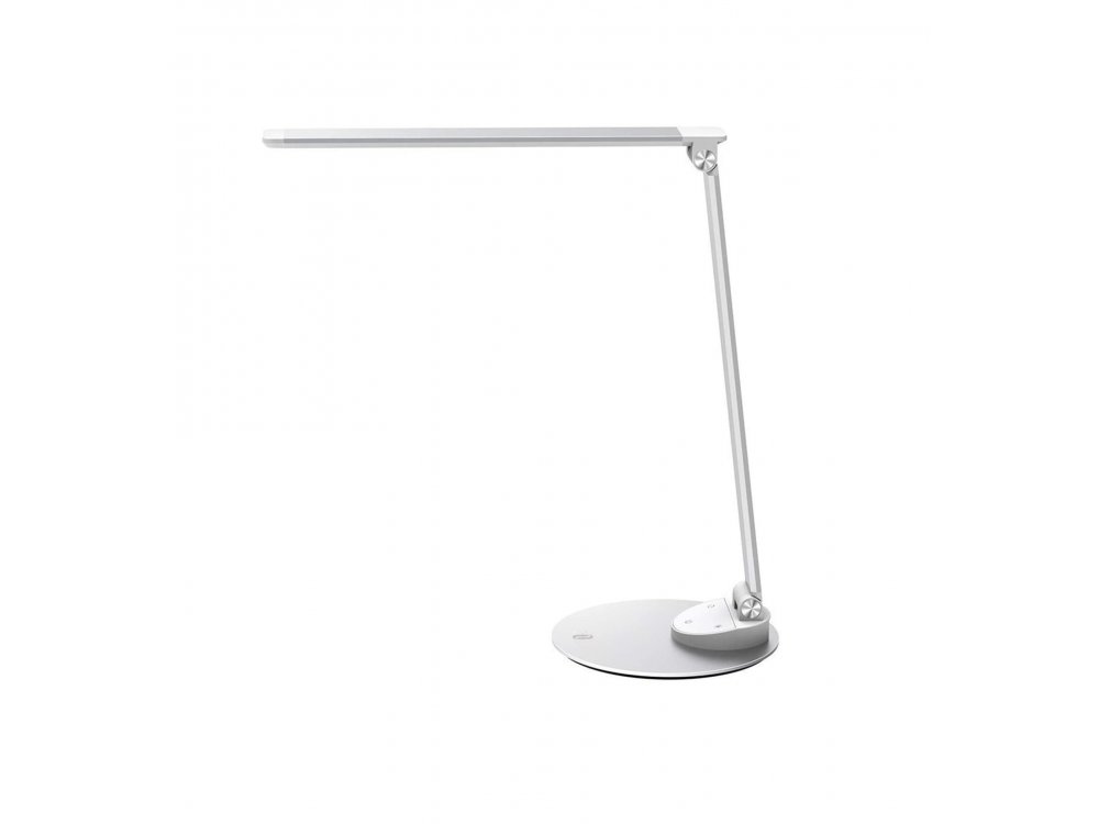 TaoTronics TT-DL19 LED Desk Lamp with Touch Control & USB port, 5 Color Modes, 5 Brightness Levels, Silver