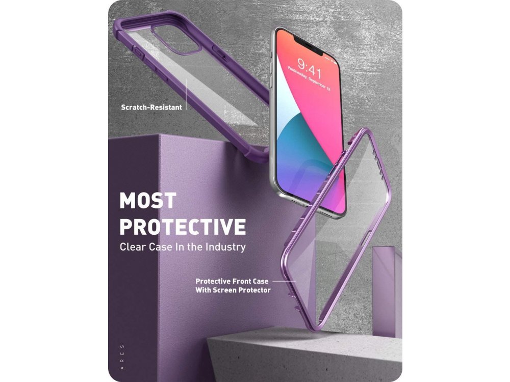 i-Blason iPhone 12 Pro Max Ares Case, Purple