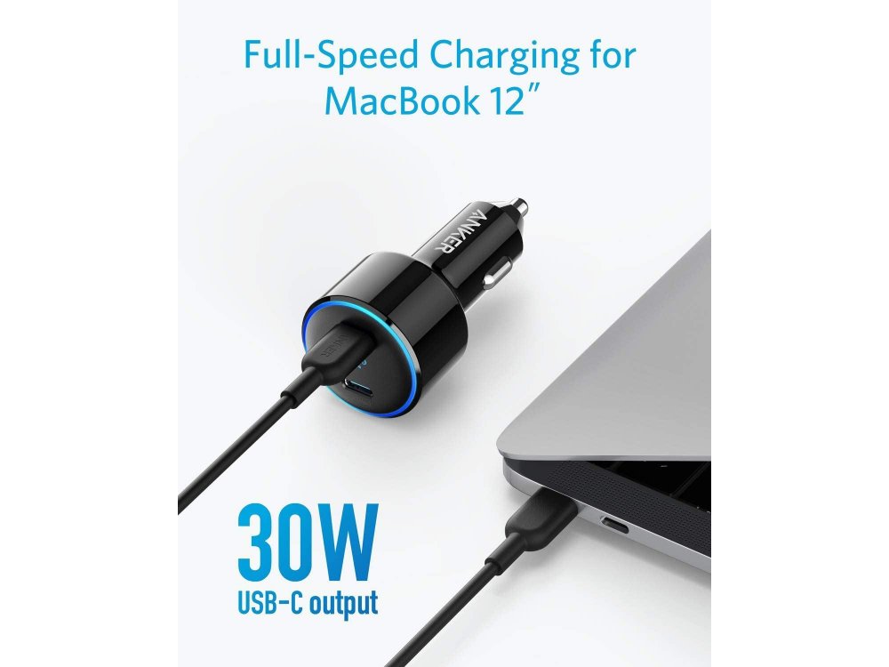 Anker PowerDrive+ III Duo 48W 2-Port USB Φορτιστής Αυτοκινήτου με Power Delivery - A2725H11