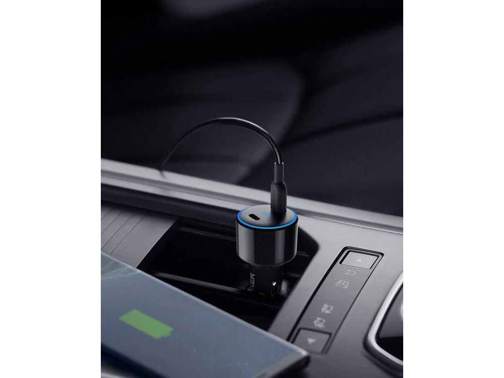 Anker PowerDrive+ III Duo 48W 2-Port USB Φορτιστής Αυτοκινήτου με Power Delivery - A2725H11