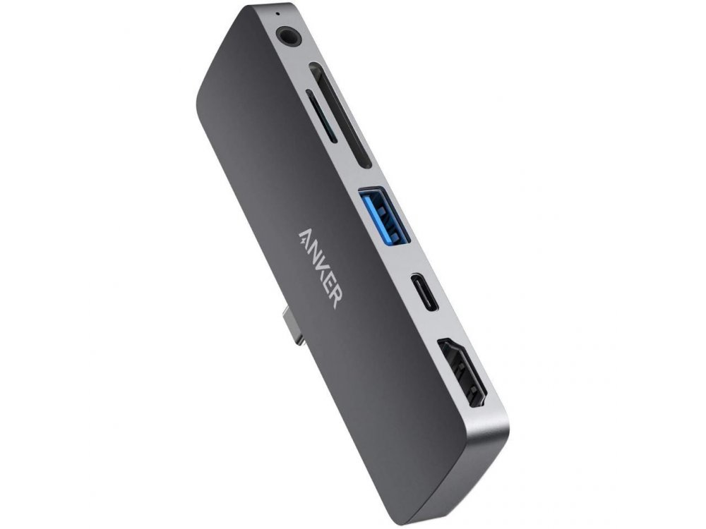 Anker PowerExpand Direct 6-in-1 Type-C Hub for iPad Pro 60W 4K@60Hz HDMI + USB3.0 + Type-C + 1*Micro SD/SD + Audio - A83620A1