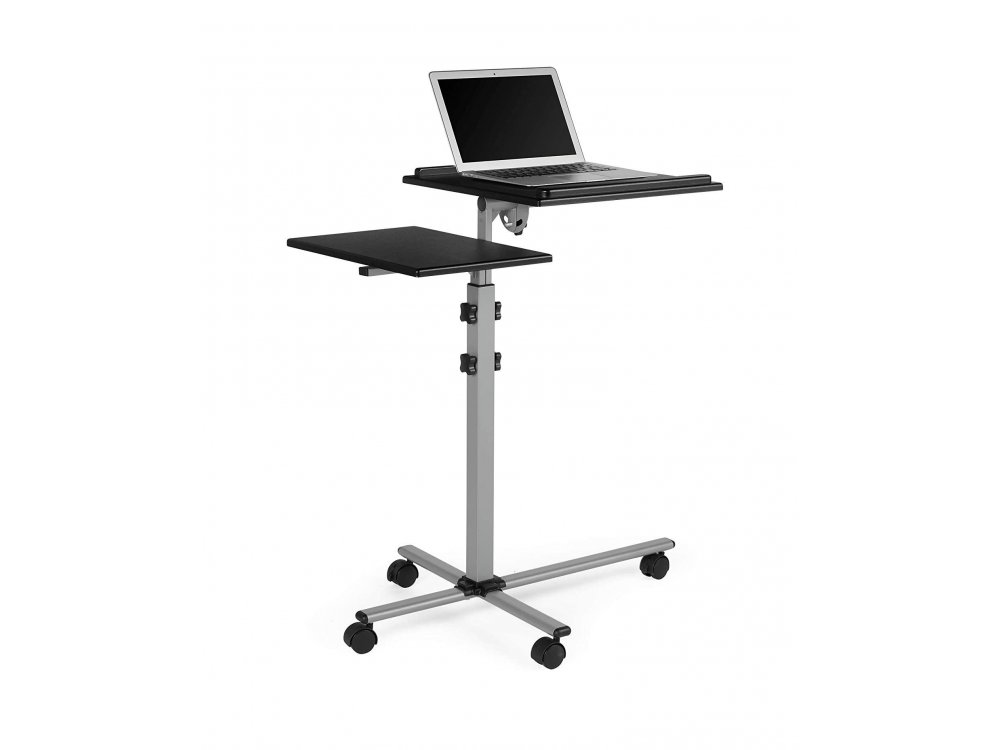 VonHaus Projector Stand / Τρόλεϊ, Τροχήλατη Βάση Δαπέδου για Laptop & Προτζέκτορα, Επικλινόμενη - 3000104