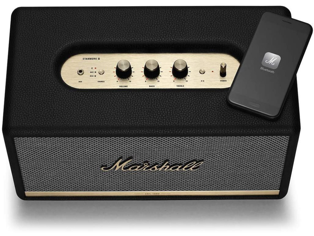 Marshall Stanmore II Bluetooth Ηχείο 80W, Μαύρο