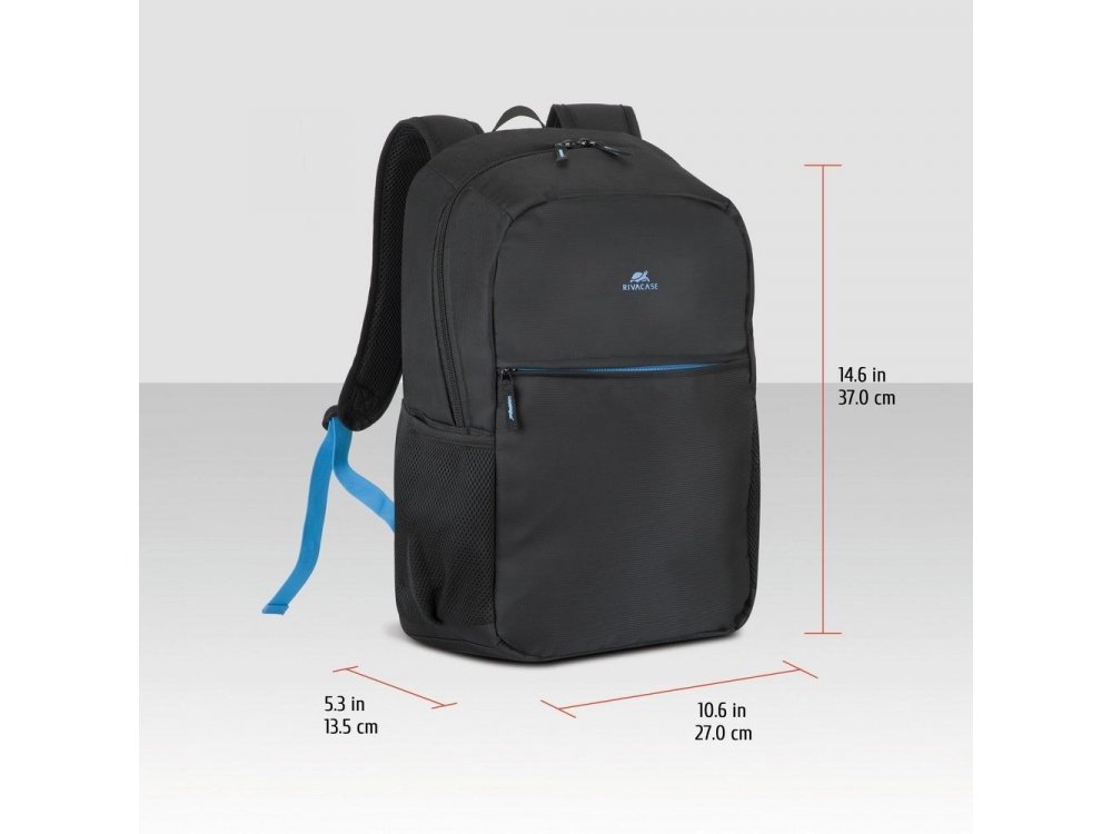 Rivacase Regent 8069 Backpack for Laptop up to 17.3", Black