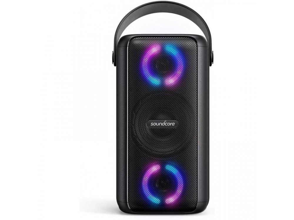 Anker Soundcore Mega, Φορητό Αδιάβροχο Bluetooth Ηχείο 80W με RGB LED & Είσοδο Μικροφώνου - A3392G11, Mαύρο
