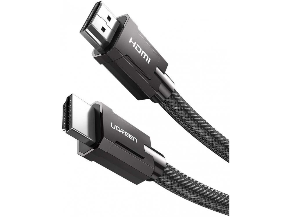 Ugreen HDMI v2.1 8Κ@60Hz, eARC, 48Gbps, HDR, Cable with Nylon Braiding, 1.5m. - 70320