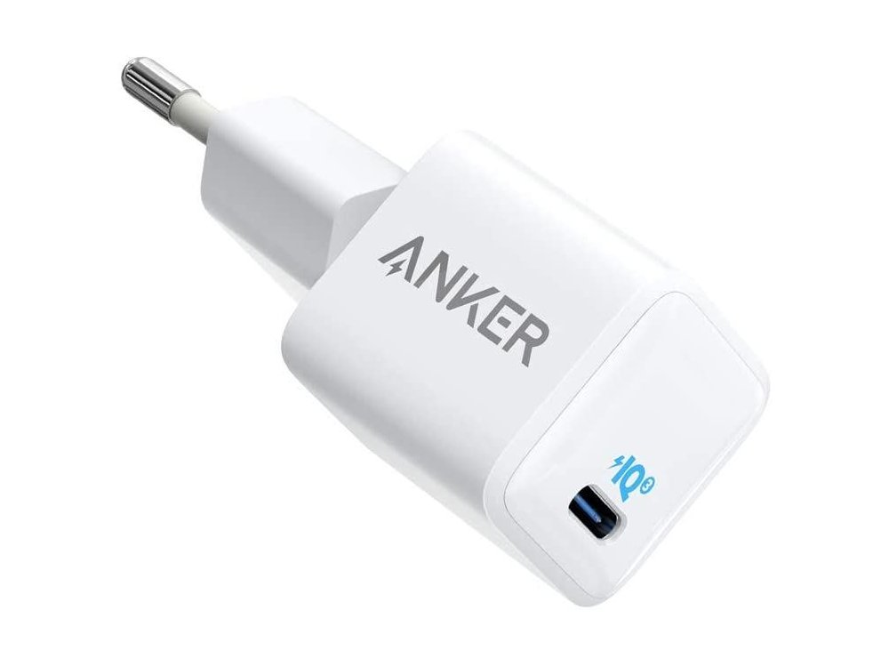 Anker PowerPort III Nano Wall Charger 20W Type-C with PD/PIQ3.0, White (Upgraded) - A2633G22