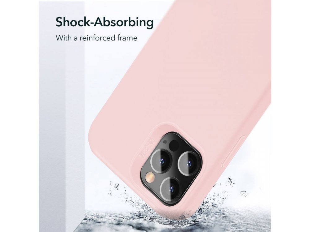 ESR iPhone 12 / 12 Pro Cloud Θήκη Σιλικόνης, Pink Sand