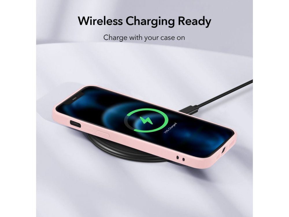 ESR iPhone 12 / 12 Pro Cloud Θήκη Σιλικόνης, Pink Sand