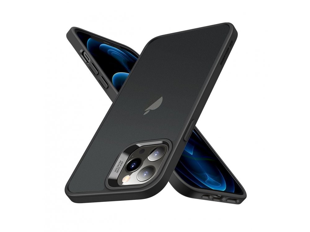 ESR iPhone 12 Pro Max Classic Hybrid Jelly Black Case, Black
