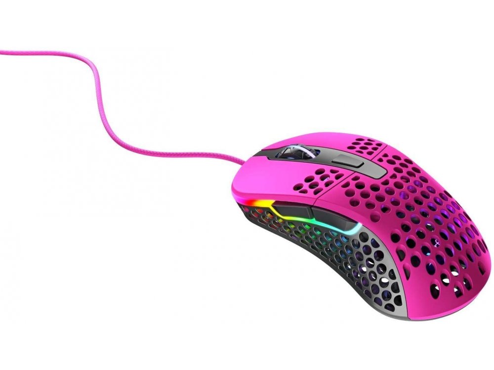 Xtrfy M4 RGB Optical Gaming Mouse Ultra-Light 400 - 16.000 DPI, Pink