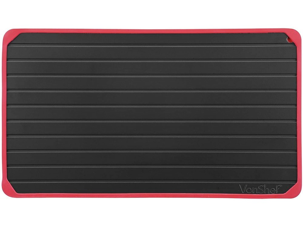 VonShef Defrosting Tray, Δίσκος Ξεπαγώματος, με πλαίσιο Σιλικόνης - 07/591