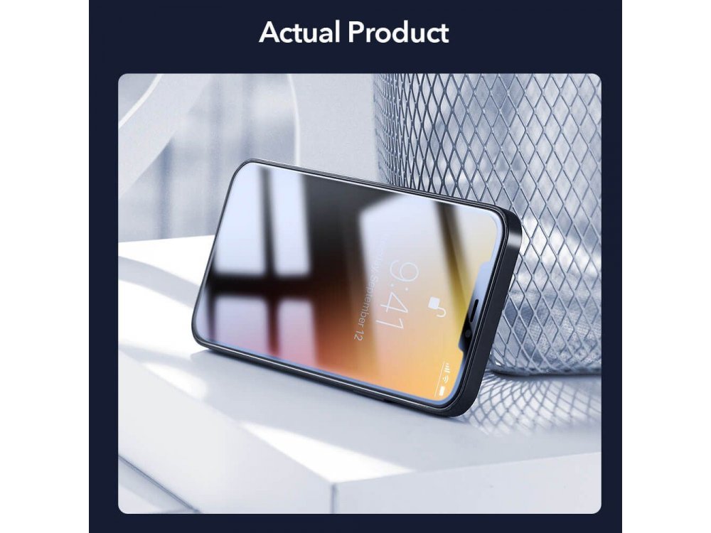 ESR iPhone 12 Pro Max Tempered Glass Premium Screen Protector με Installation frame, Σετ των 2