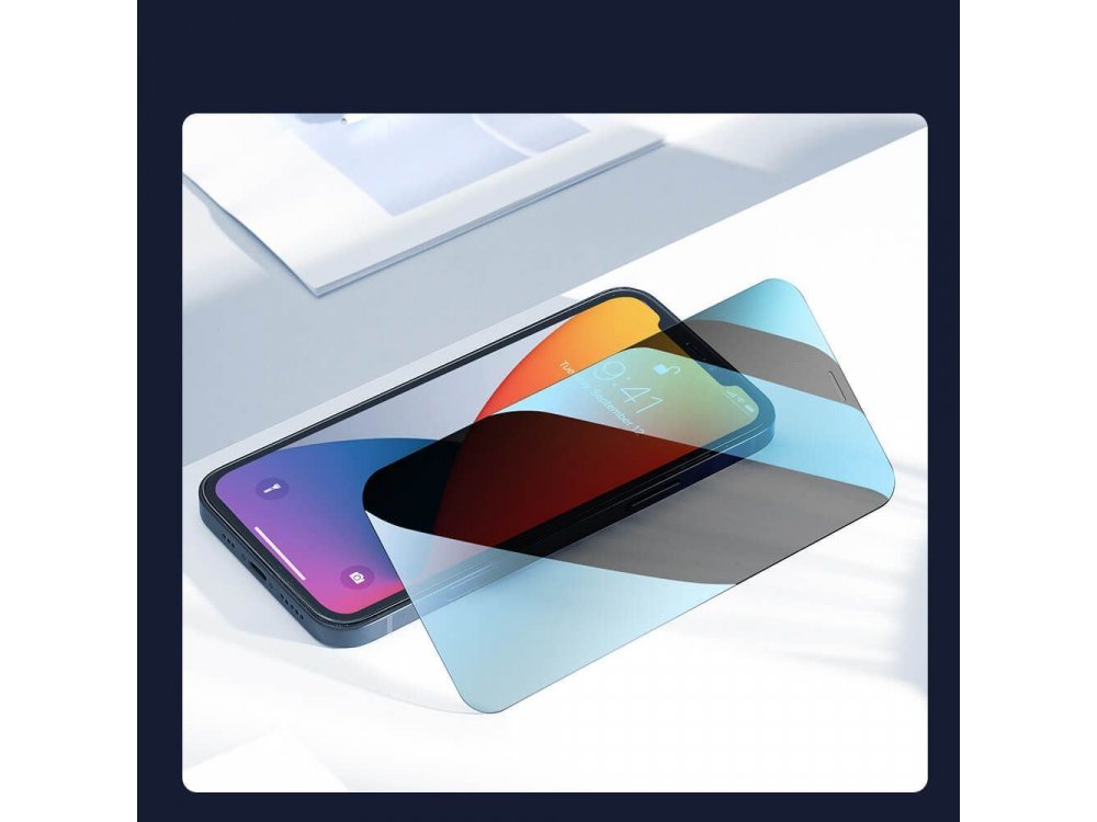 ESR iPhone 12 Pro Max Tempered Glass Premium Screen Protector με Installation frame, Σετ των 2