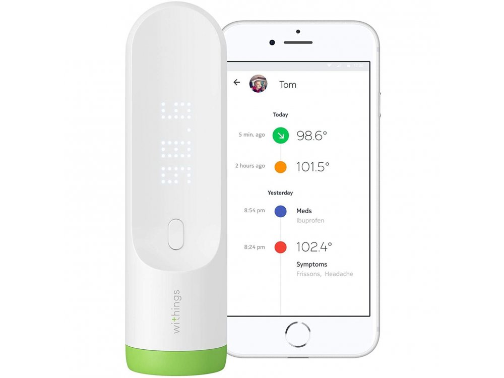 Withings Thermo, Smart Θερμόμετρο Ανέπαφης Χρήσης, με APP & WiFi - SCT01